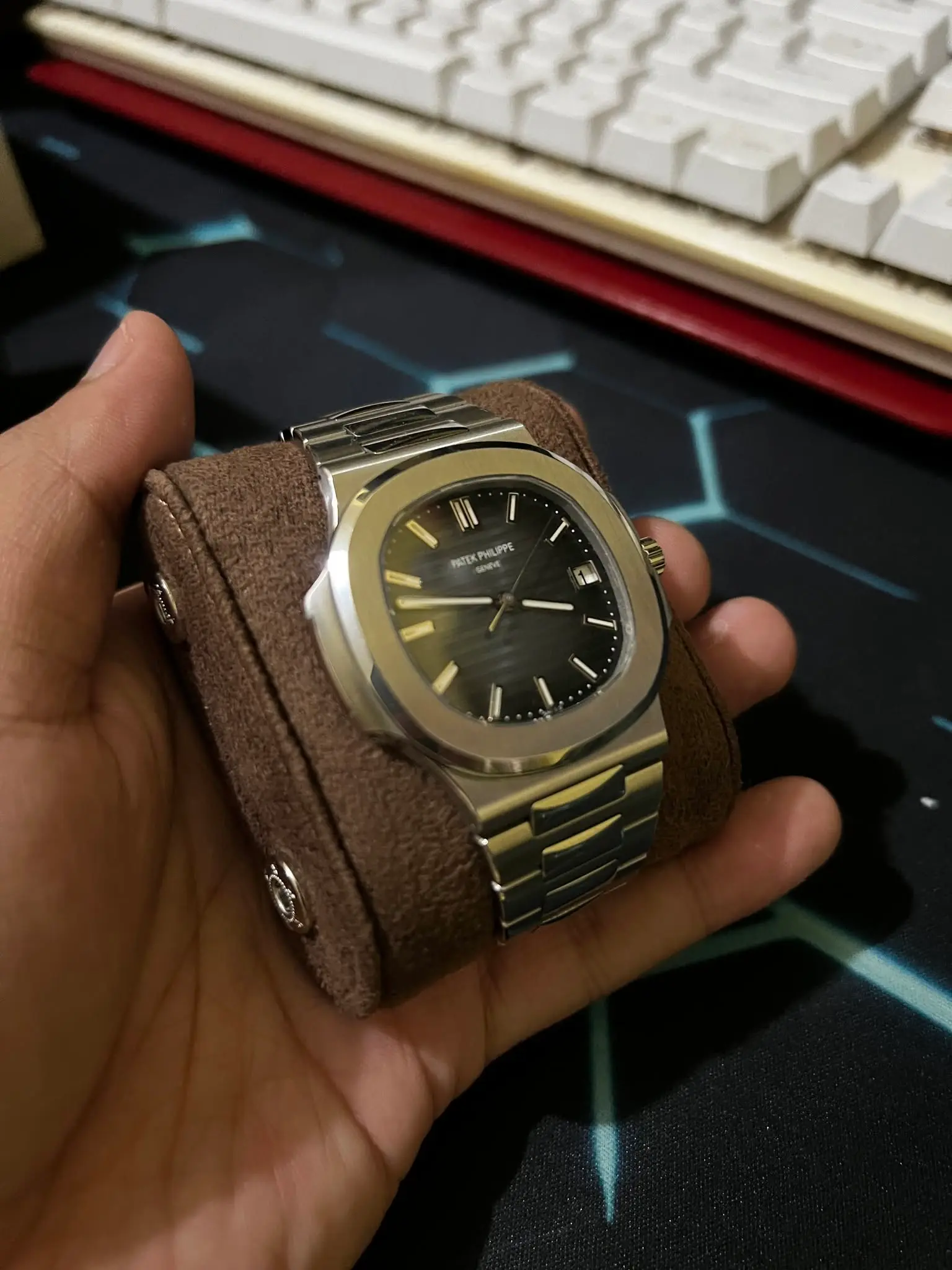 Přijatá Datejust — detail ciferníku
